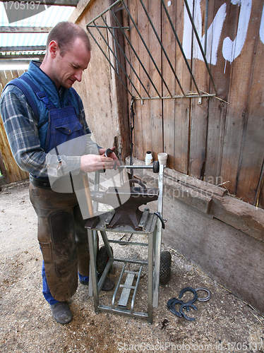 Image of Blacksmith at work