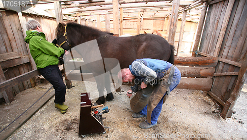 Image of Blacksmith at work