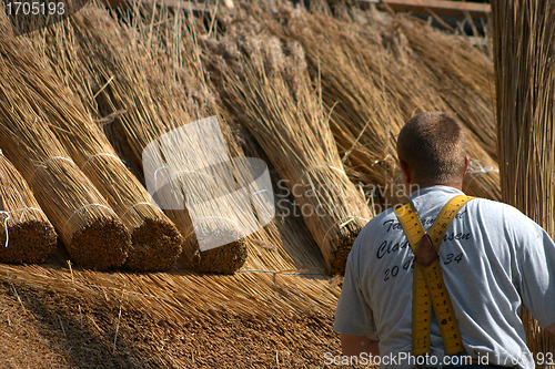 Image of house roof work