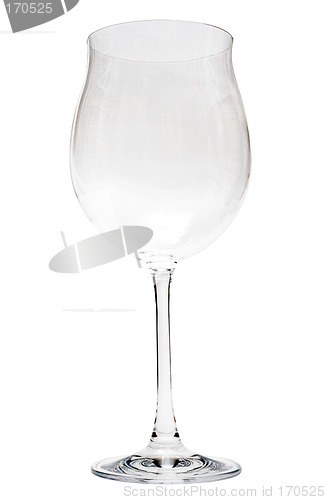 Image of Empty Wine Glass w/ Path