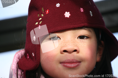 Image of cute child with hat