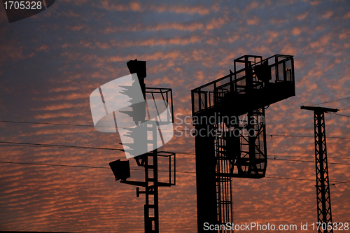 Image of railways wires