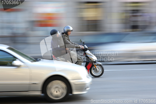 Image of traffic in paris