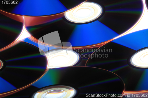 Image of CD's stack