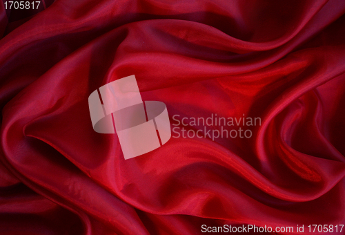 Image of Smooth elegant red silk 