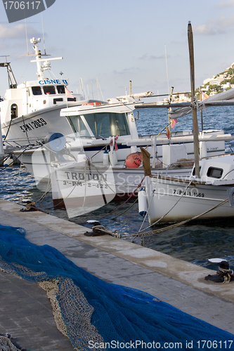 Image of Fishing Boats in Marina