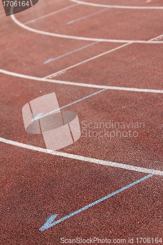 Image of running track texture