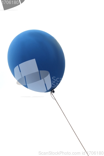 Image of blue isolated ballon