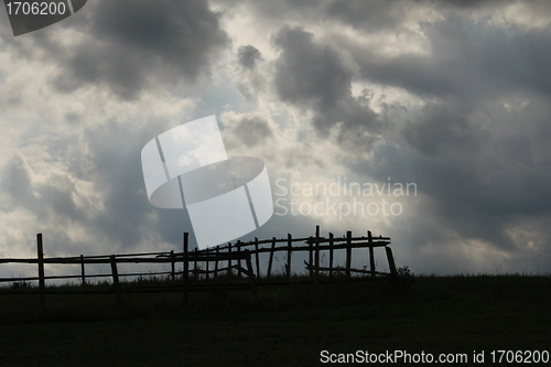 Image of sky fence