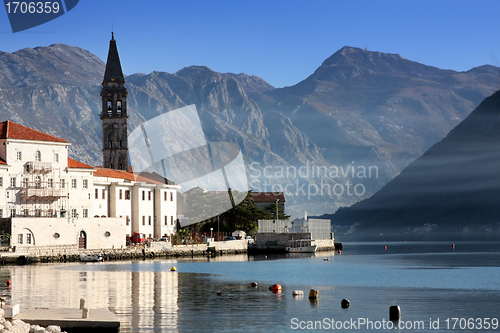 Image of Perast village near Kotor, Montenegro