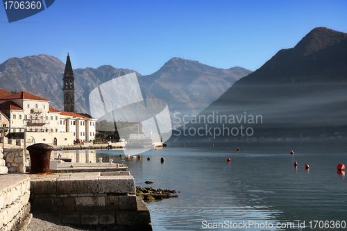 Image of Perast village near Kotor, Montenegro