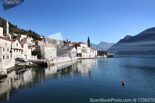 Image of Perast village near Kotor, Montenegro