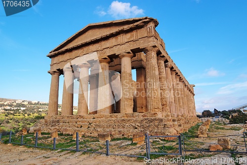 Image of Concordia temple in Agrigento, Sicily, Italy