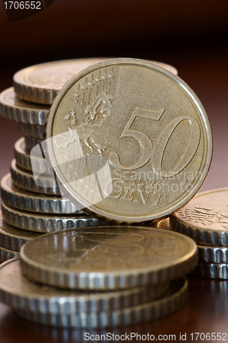Image of Euro coins