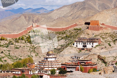 Image of Ancient lamasery in Tibet