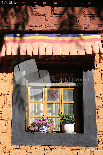 Image of Typical Tibetan window