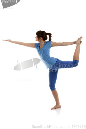 Image of Image of a girl practicing yoga