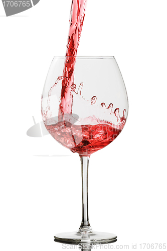 Image of glass of red wine 