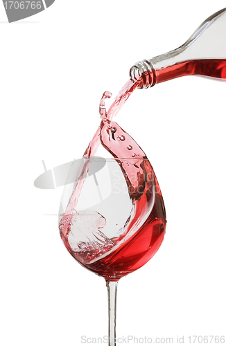 Image of glass of red wine 