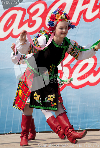 Image of Girl in national russian costume
