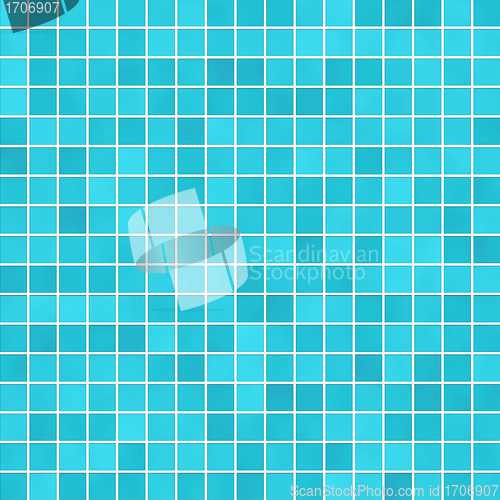 Image of blue mosaic background