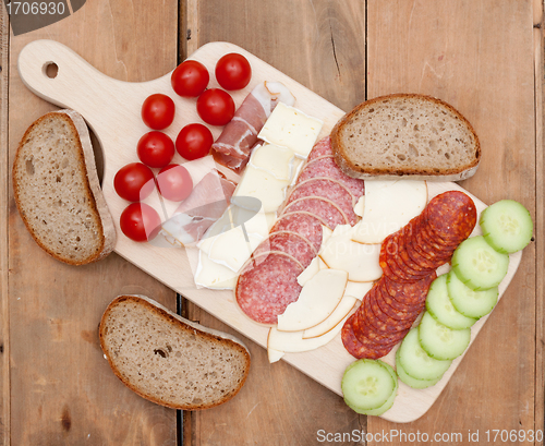 Image of Salami and Cheese