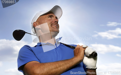 Image of Smiling Golfer