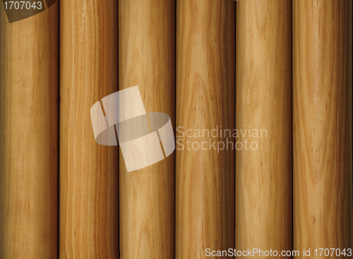 Image of Wooden poles as a background