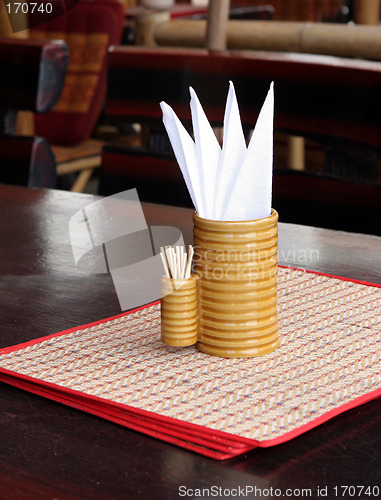 Image of Restaurant table