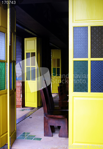 Image of Yellow doors
