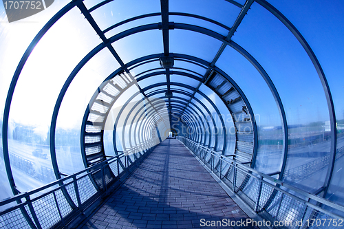 Image of blue tunnel