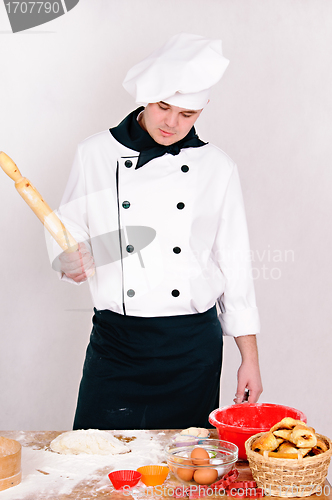 Image of pensive chef