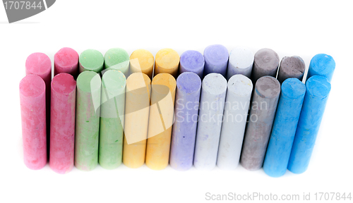 Image of box with children's crayons