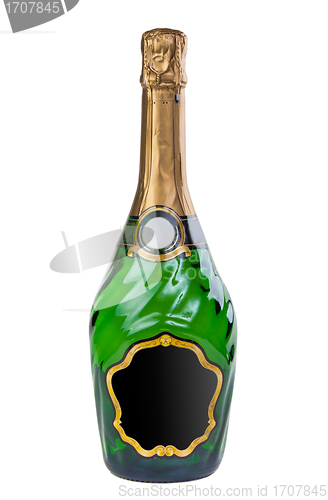 Image of A bottle of champagne