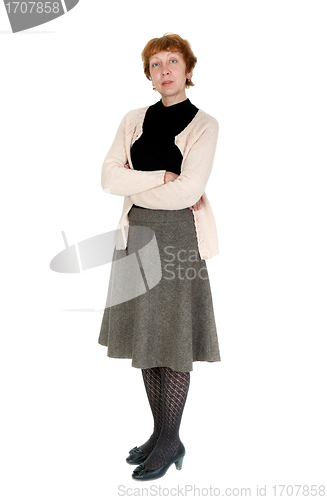 Image of Portrait of middle-aged woman