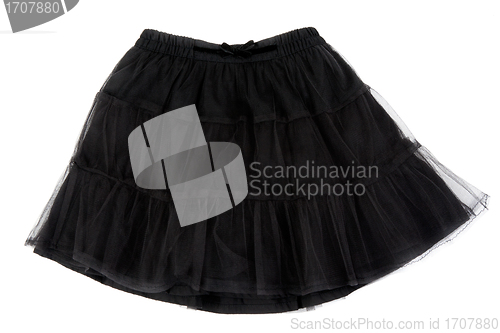 Image of Black laced skirt