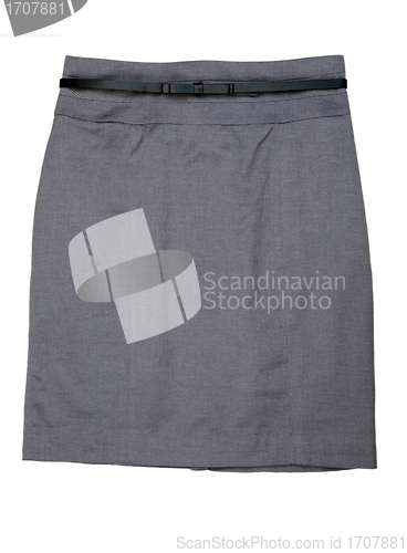 Image of The classic gray women's skirt