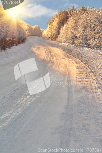 Image of winter road