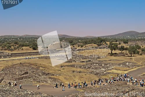 Image of The Avenue of death, city of Teotihuacan