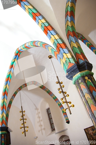 Image of interior of  medieval town hall in Tallinn