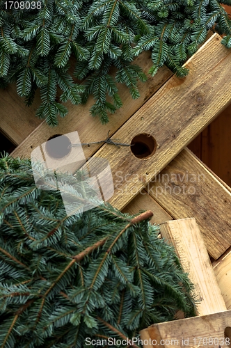 Image of Pine and holder