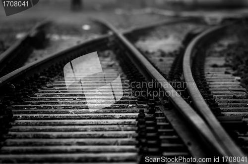 Image of Railway in black and white