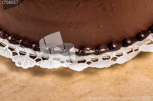 Image of Brown cake texture