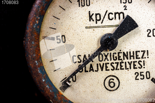 Image of Old pressure gauge 