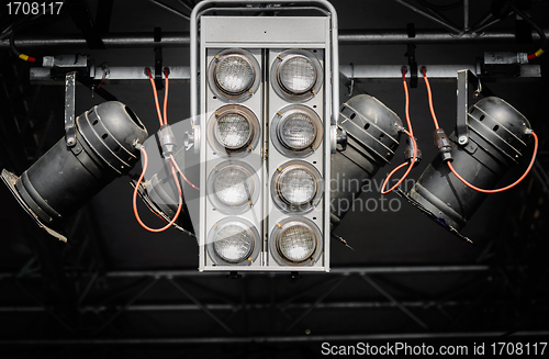 Image of Modern stage lights