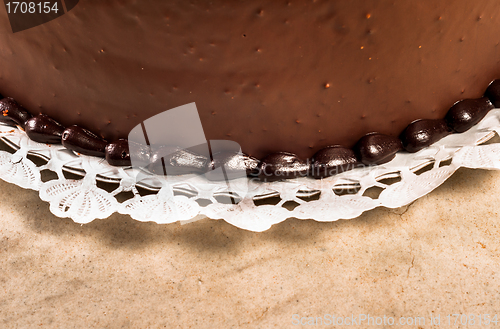 Image of Brown cake texture