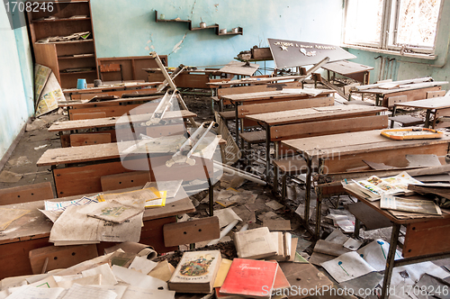 Image of Abandoned school in Chernobyl 2012 March 14