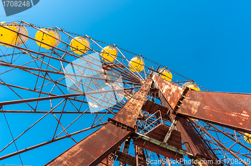 Image of The Ferris Wheel in Pripyat, Chernobyl 2012 March