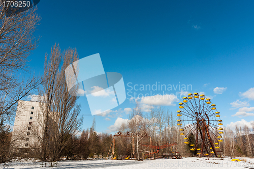 Image of The Ferris Wheel in Pripyat, Chernobyl 2012 March