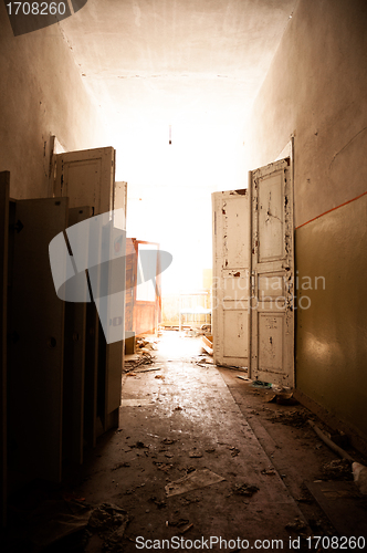 Image of Doorway with bright light 